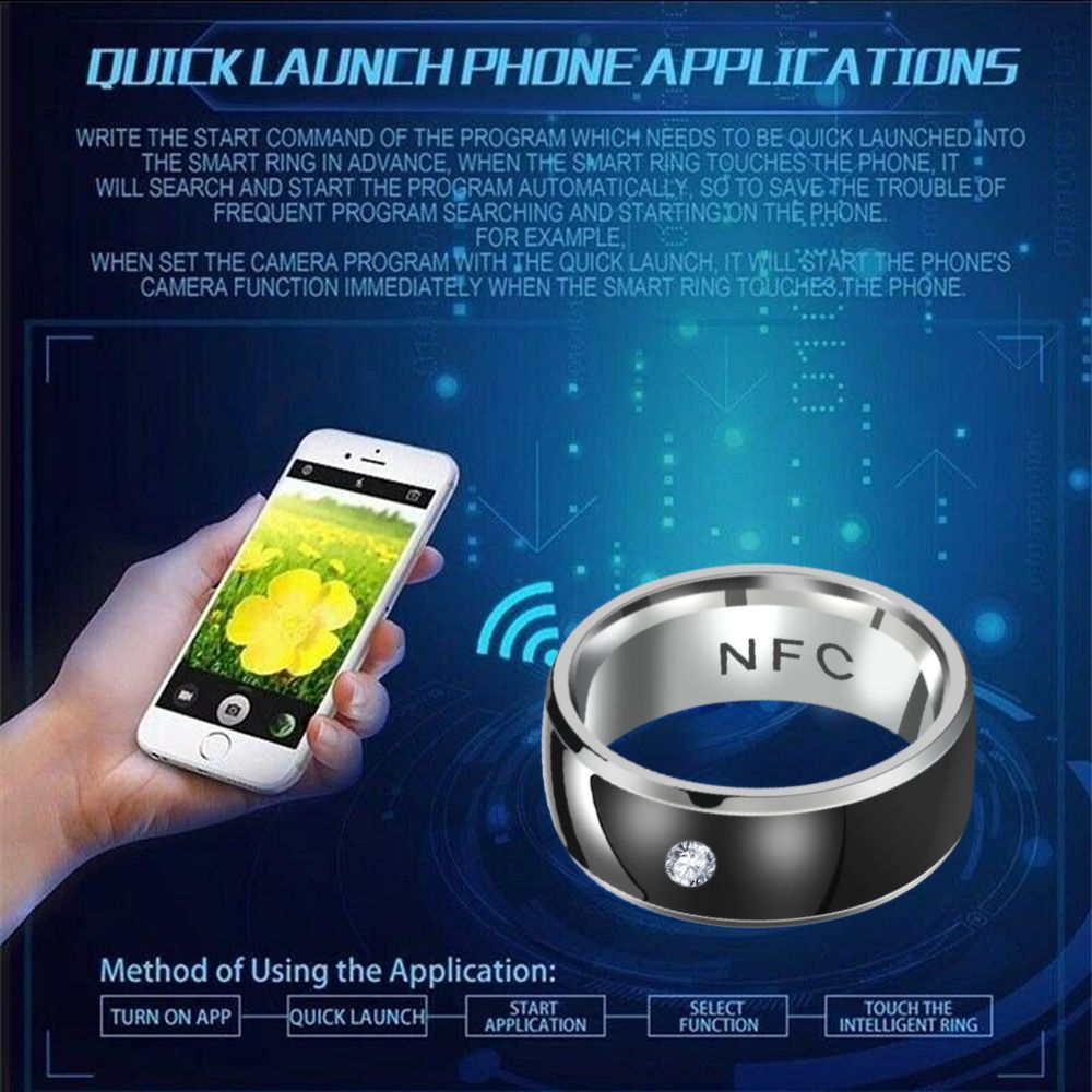Modne inteligentne obrączki na – Smart Ring Nfc Pay recenzja i cena